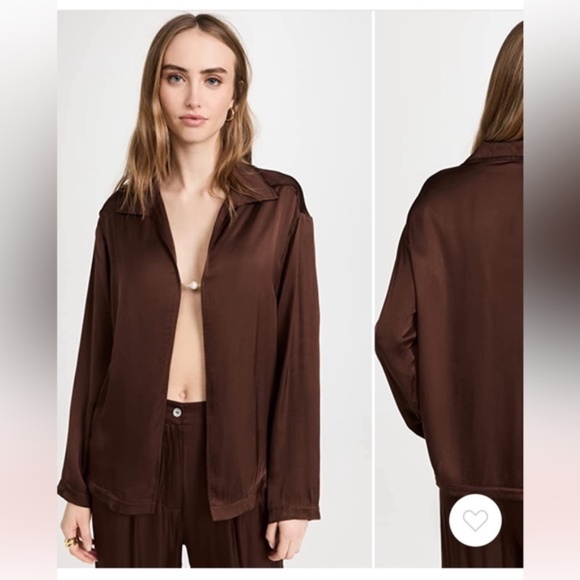 DONNI. Tops - Donni Silky Baroque Pearl Top X  Small NWT